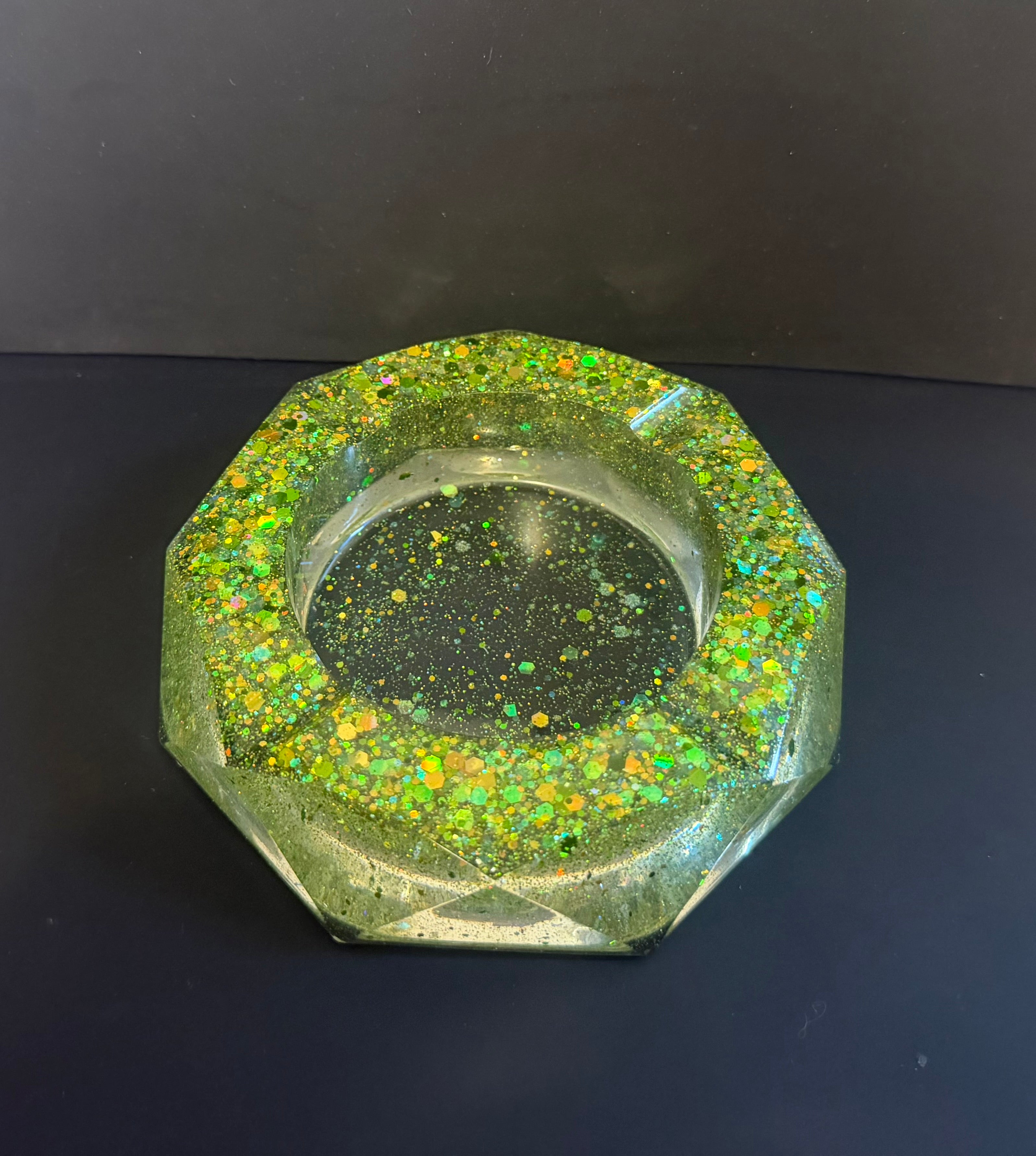 Lime Green Ashtray