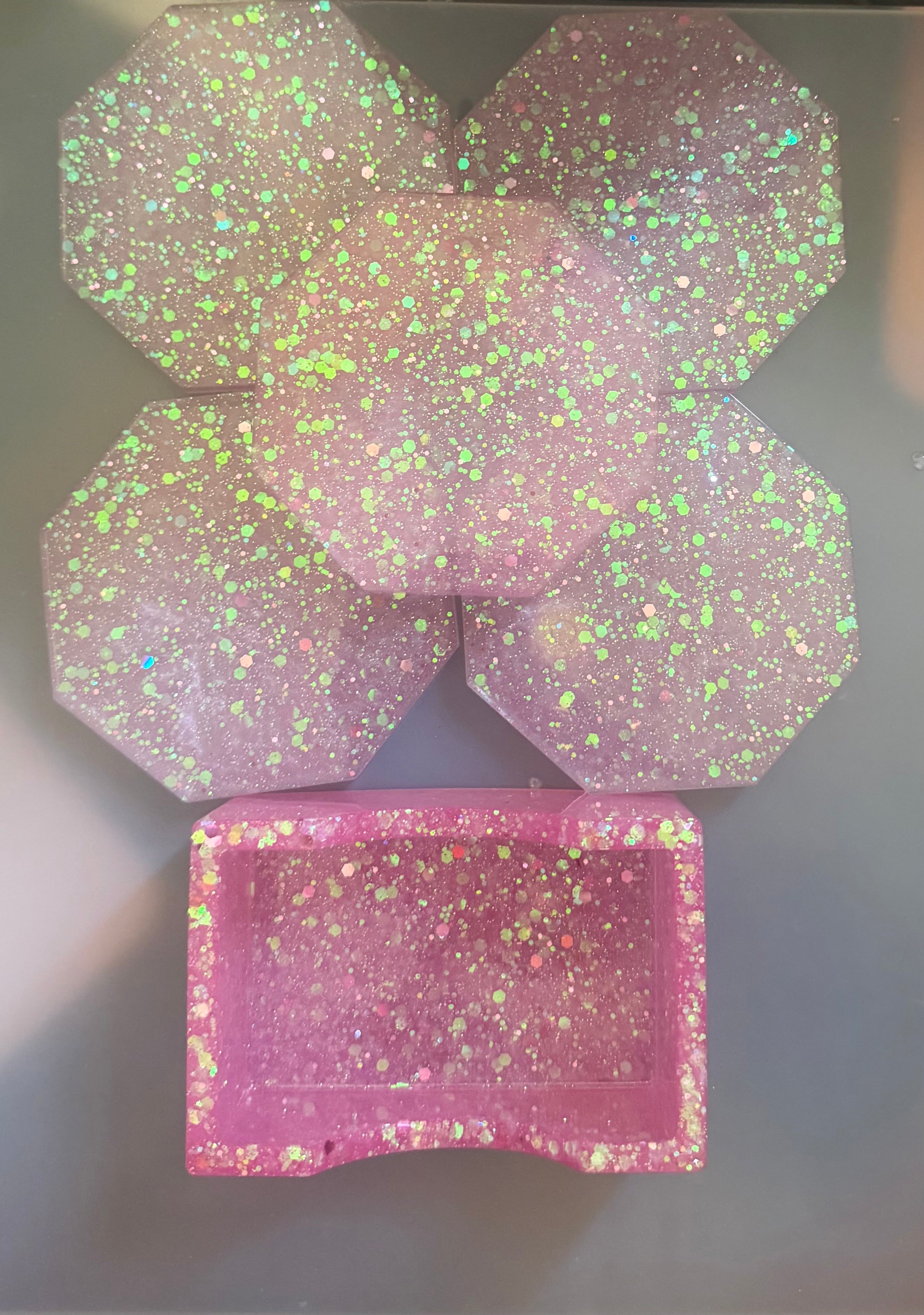 Light Pink Coaster Set