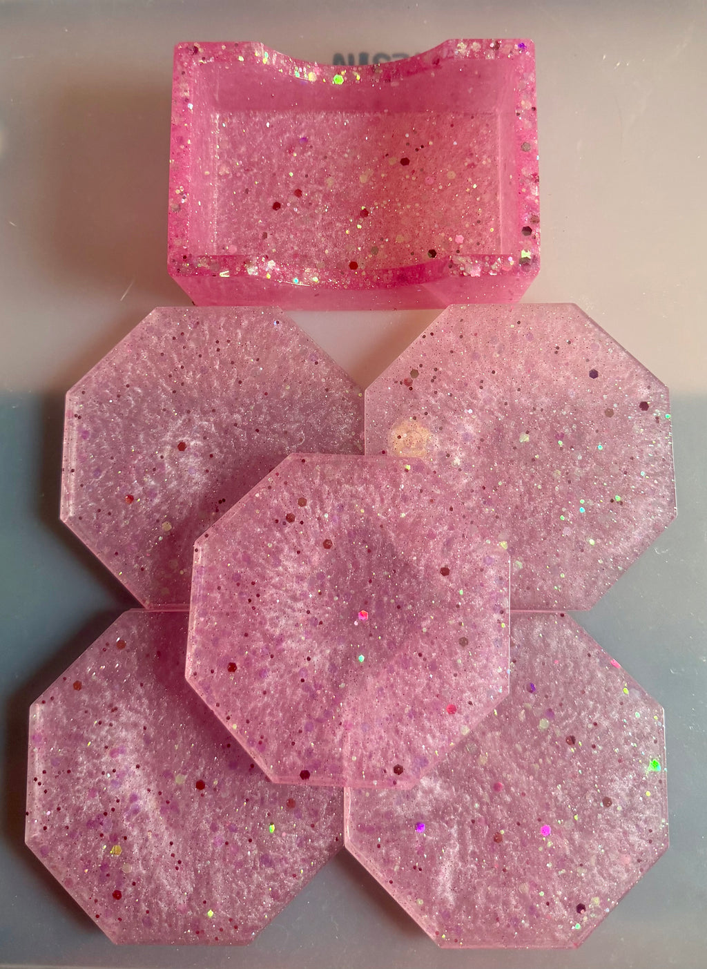 Light Pink Coaster Set