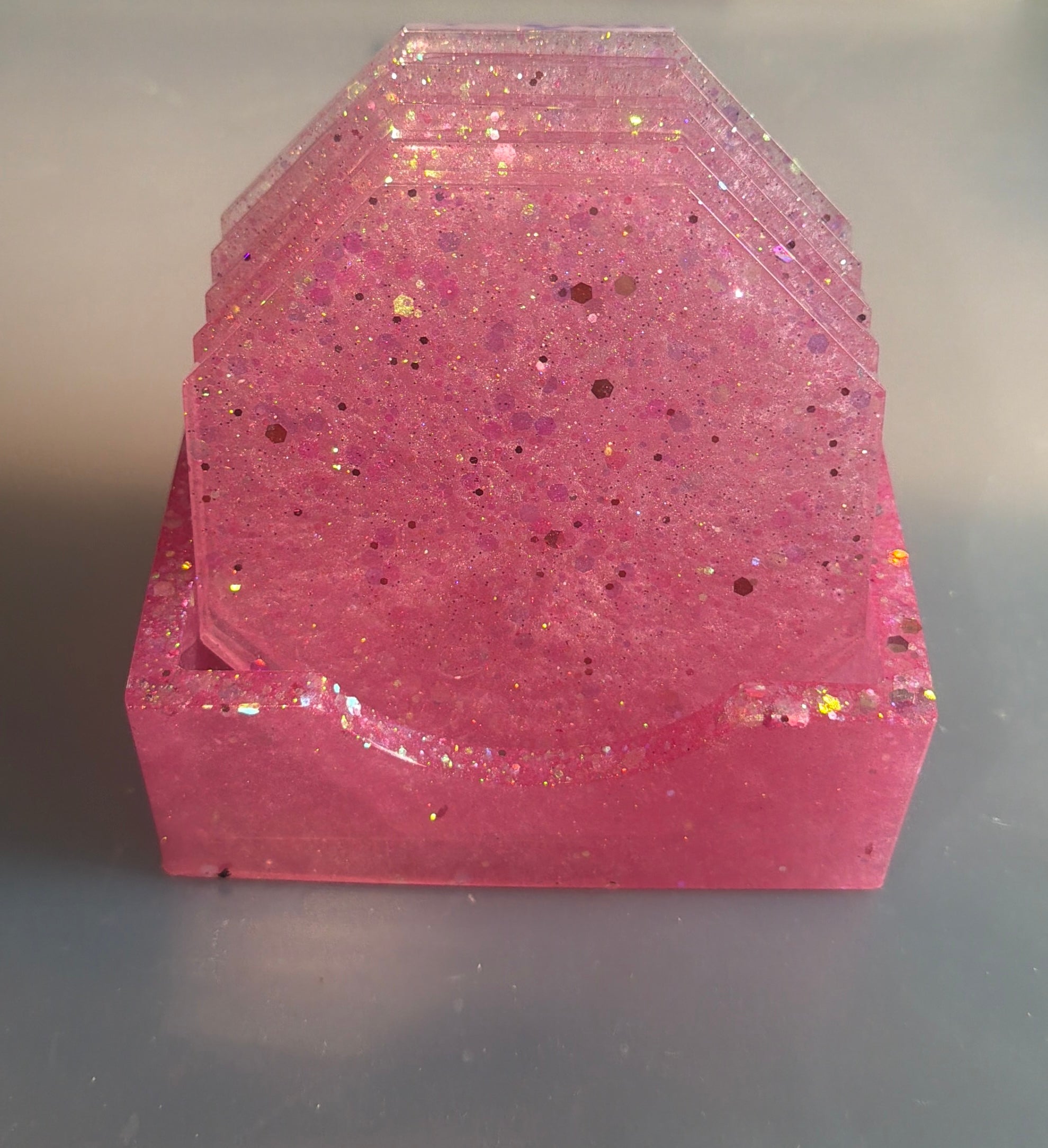 Light Pink Coaster Set
