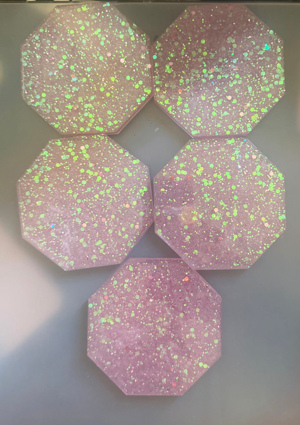 Light Pink Coaster Set